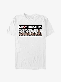 Ghostbusters Bust Squad Line Up T-Shirt