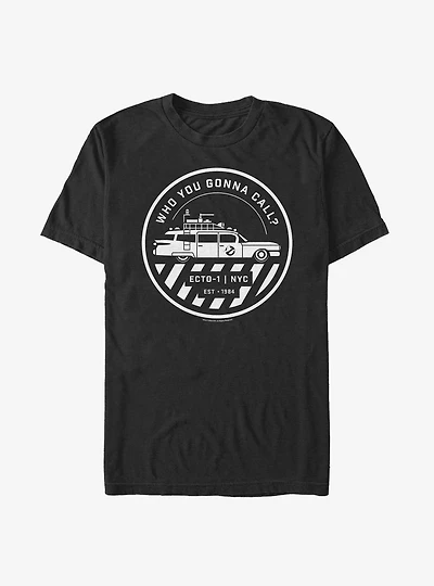 Ghostbusters Who You Gonna Call Badge T-Shirt