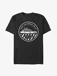 Ghostbusters Who You Gonna Call Badge T-Shirt