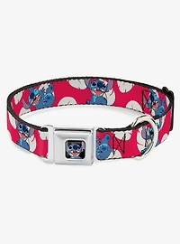 Disney Lilo & Stitch 4 Poses Lilo Dress Leaves Seatbelt Buckle Dog Collar
