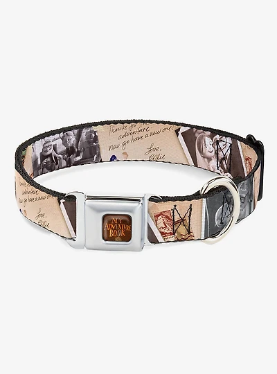 Disney Up Adventure Book Snapshots Post Cards Seatbelt Buckle Dog Collar