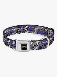 Teenage Mutant Ninja Turtles Shredder Poses Seatbelt Buckle Dog Collar