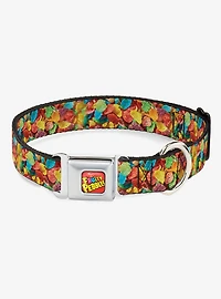 The Flintstones Fruity Pebbles Vivid Close Up Seatbelt Buckle Dog Collar