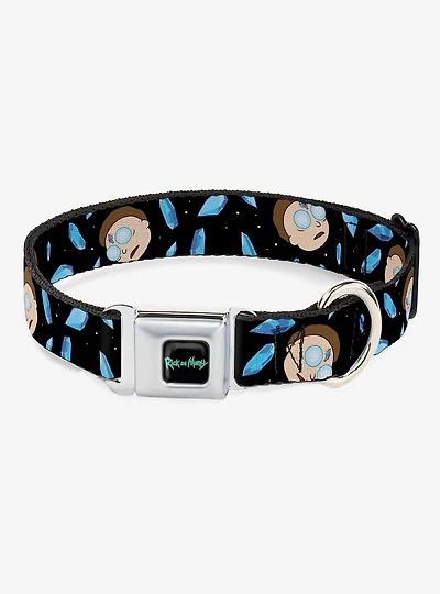 Rick and Morty Death Crystals Morty Expression Seatbelt Buckle Dog Collar