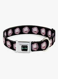 Rick and Morty Rick Vaporwave Bullseye Seatbelt Buckle Dog Collar