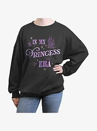 Disney Princesses In My Princess Era Girls Oversized Sweatshirt