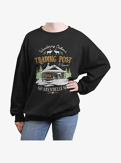 Disney Frozen Trading Post Girls Oversized Sweatshirt