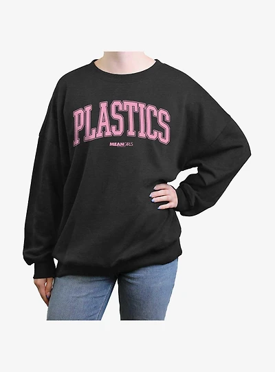 Mean Girls Plastics Girls Oversized Sweatshirt