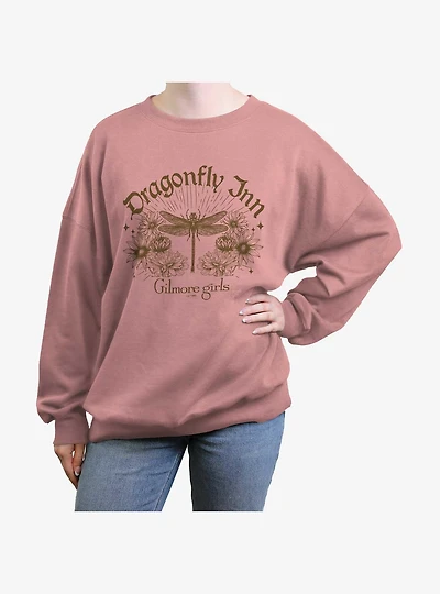 Gilmore Girls Dragonfly Inn Antique Girls Oversized Sweatshirt