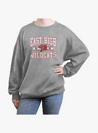 Disney High School Musical East High Wildcats Girls Oversized Sweatshirt