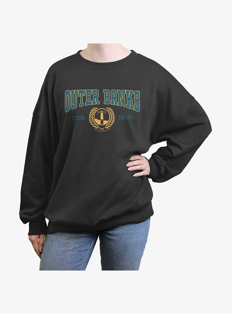 Outer Banks Collegiate Girls Oversized Sweatshirt
