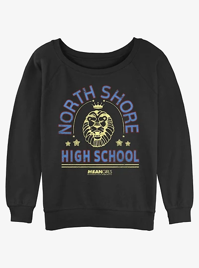 Mean Girls North Shore High School Girls Slouchy Sweatshirt