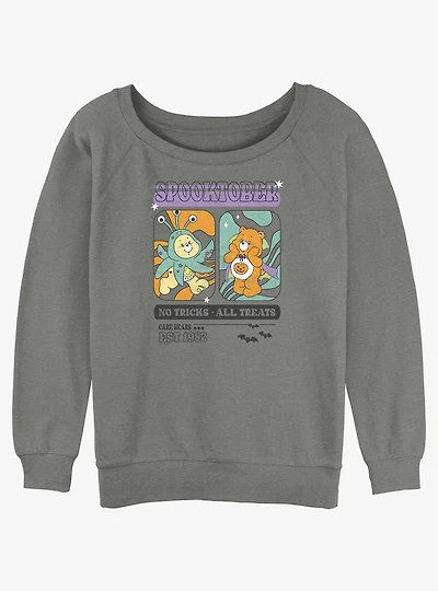 Care Bears Spooktober Girls Slouchy Sweatshirt