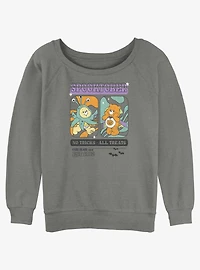 Care Bears Spooktober Girls Slouchy Sweatshirt