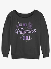Disney Princesses In My Princess Era Girls Slouchy Sweatshirt