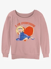 Disney The Muppets Miss Piggy I Am Everything Girls Slouchy Sweatshirt