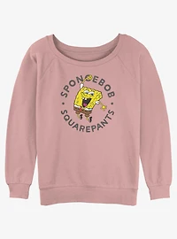 SpongeBob SquarePants Jump Girls Slouchy Sweatshirt