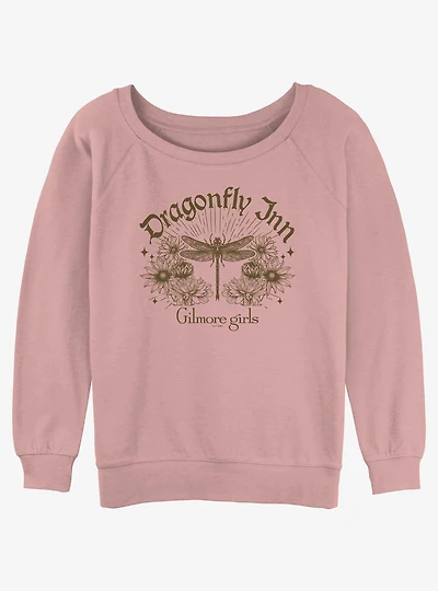 Gilmore Girls Dragonfly Inn Antique Girls Slouchy Sweatshirt