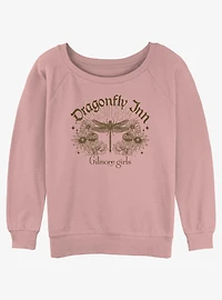 Gilmore Girls Dragonfly Inn Antique Girls Slouchy Sweatshirt