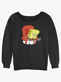 SpongeBob SquarePants Imma Head Out Womens Slouchy Sweatshirt