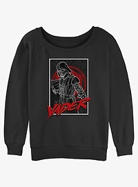 Star Wars Darth Vader Womens Slouchy Sweatshirt