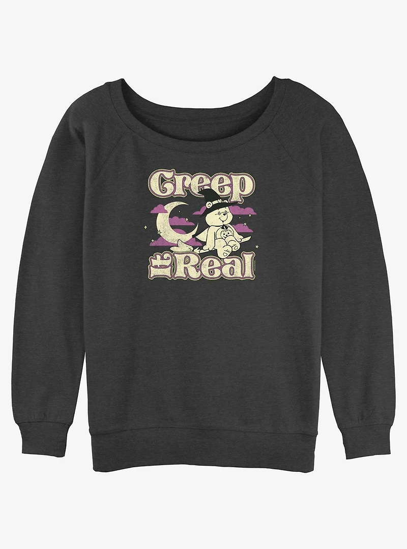 Care Bears Creep It Real Womens Slouchy Sweatshirt