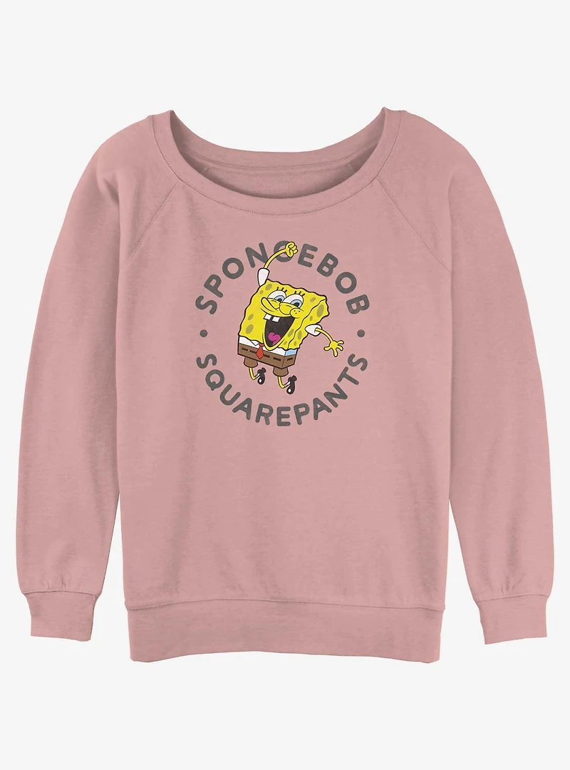 SpongeBob SquarePants Jump Womens Slouchy Sweatshirt