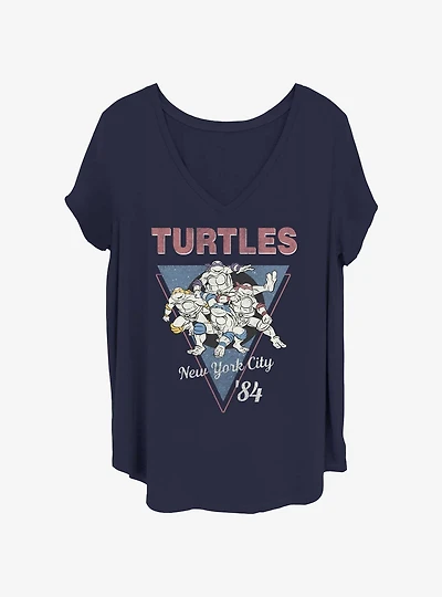 Teenage Mutant Ninja Turtles New York City Girls T-Shirt Plus Size
