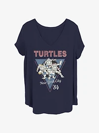 Teenage Mutant Ninja Turtles New York City Girls T-Shirt Plus Size
