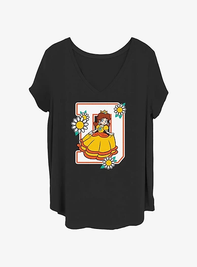 Nintendo D For Daisy Girls T-Shirt Plus Size