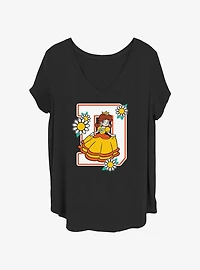 Nintendo D For Daisy Girls T-Shirt Plus Size