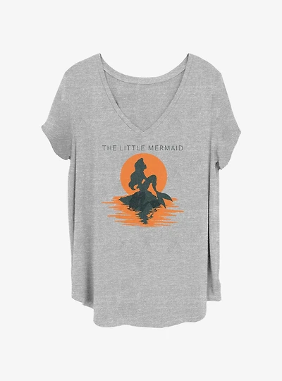 Disney The Little Mermaid Minimal Mermaid Girls T-Shirt Plus Size