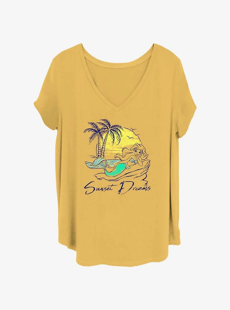 Disney The Little Mermaid Sea Lounge Girls T-Shirt Plus Size