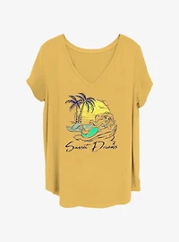 Disney The Little Mermaid Sea Lounge Girls T-Shirt Plus Size