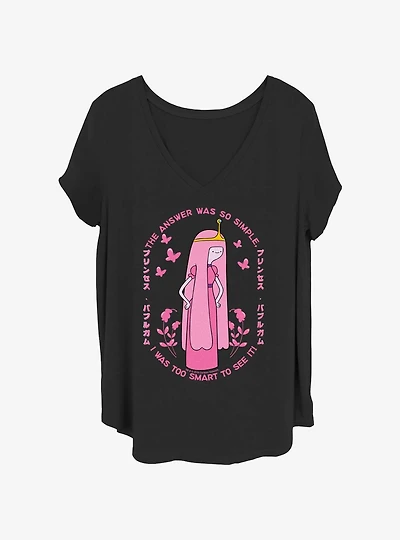 Adventure Time Princess Bubblegum Too Smart Girls T-Shirt Plus Size