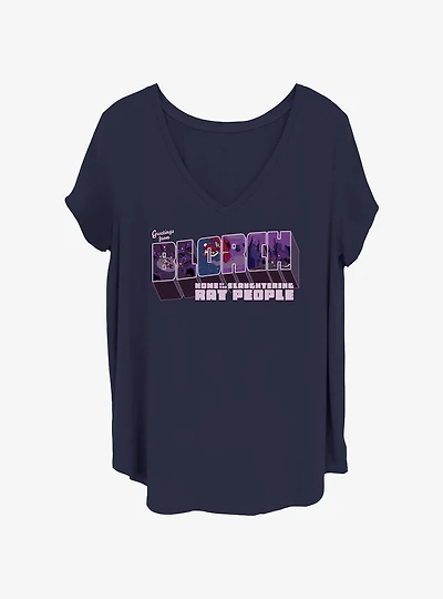 Invader ZIM Blorch Girls T-Shirt Plus Size