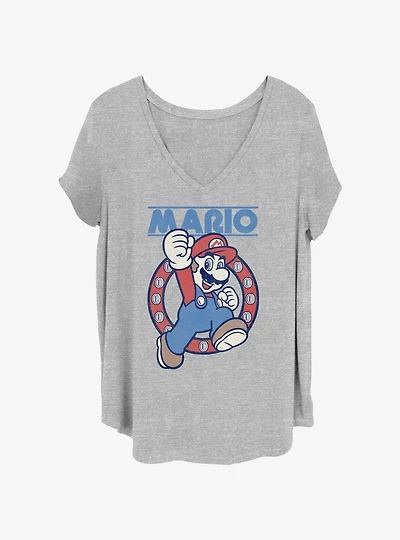 Nintendo Mario Classic Coin Girls T-Shirt Plus Size