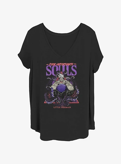 Disney The Little Mermaid Ursula Wretched Souls Girls T-Shirt Plus Size