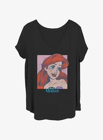 Disney The Little Mermaid Ariel Portrait Girls T-Shirt Plus Size