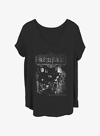 Beetlejuice Poster Girls T-Shirt Plus Size