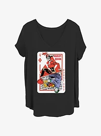 DC Comics Batman Joking Quinn Girls T-Shirt Plus Size