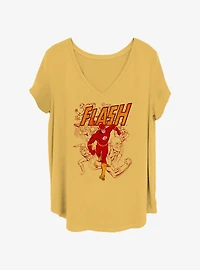 DC Comics The Flash Flash Hero Girls T-Shirt Plus Size