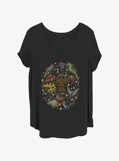 Fantastic Beasts and Where to Find Them Fantastic Beasts Girls T-Shirt Plus Size