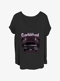 Supernatural Road Tour Girls T-Shirt Plus Size
