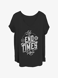 Supernatural Let The End Times Roll Girls T-Shirt Plus Size