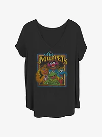 Disney The Muppets Retro Muppet Poster Girls T-Shirt Plus Size
