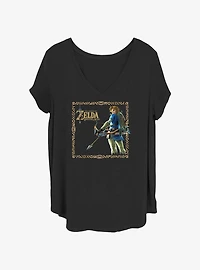 The Legend of Zelda Link Hero Girls T-Shirt Plus Size