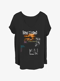 Boyz n the Hood Boyz Multi Hit Girls T-Shirt Plus Size