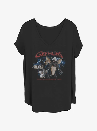 Gremlins Dark Storm Girls T-Shirt Plus Size