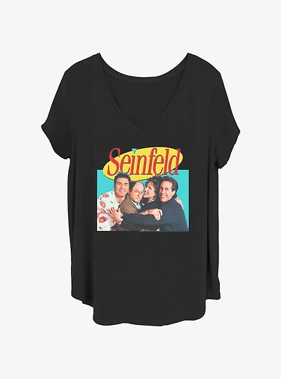 Seinfeld Group Photo Girls T-Shirt Plus Size